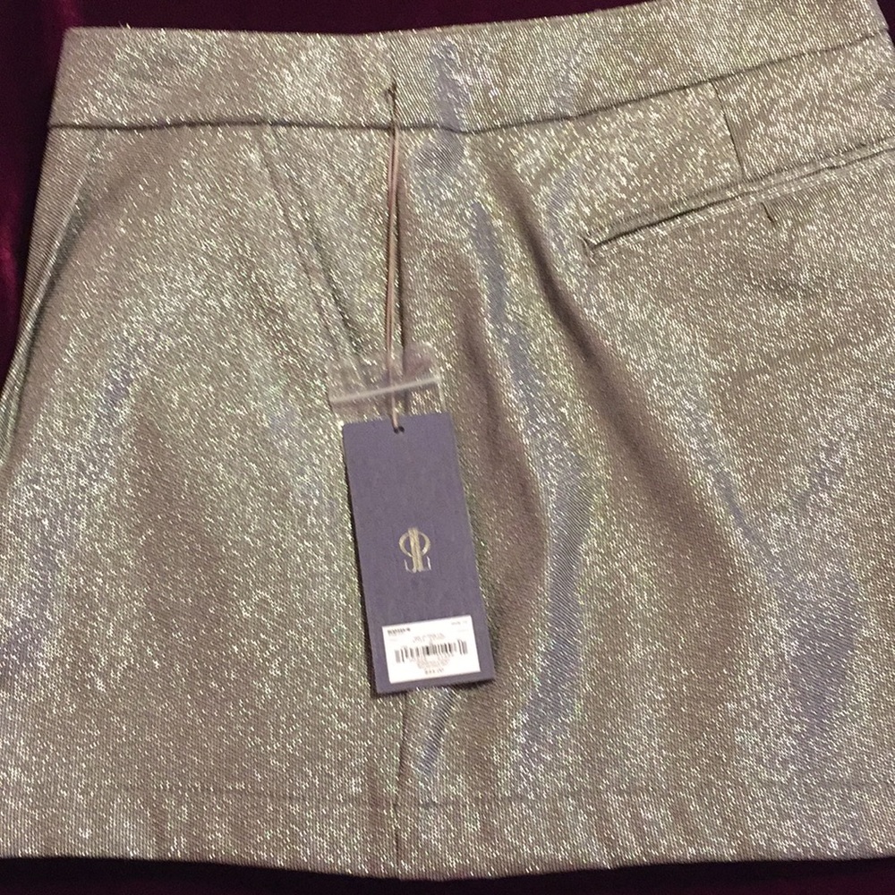 JLo Ravishing Rio Silver Glitter Smokin'Hot Shorts NWT. - Picture 4 of 8